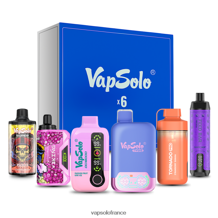 VapSolo coffret surprise | Puff Vapsolo N8Z80425 saveurs aléatoires