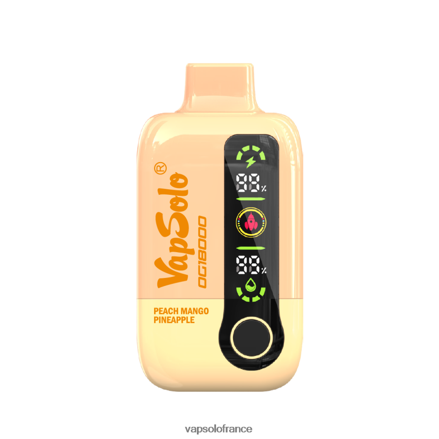 VapSolo DG18000 vape jetable | Puff Vapsolo N8Z80453 pêche mangue ananas
