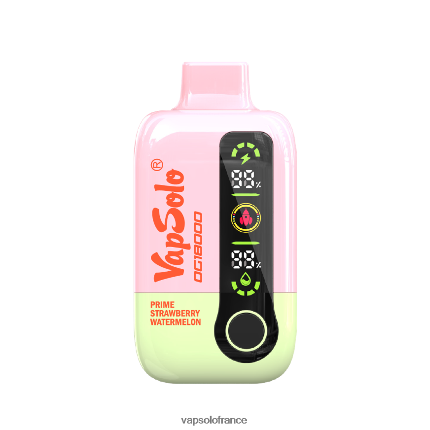 VapSolo DG18000 vape jetable | Vapsolo France N8Z80454 pastèque aux fraises de première qualité