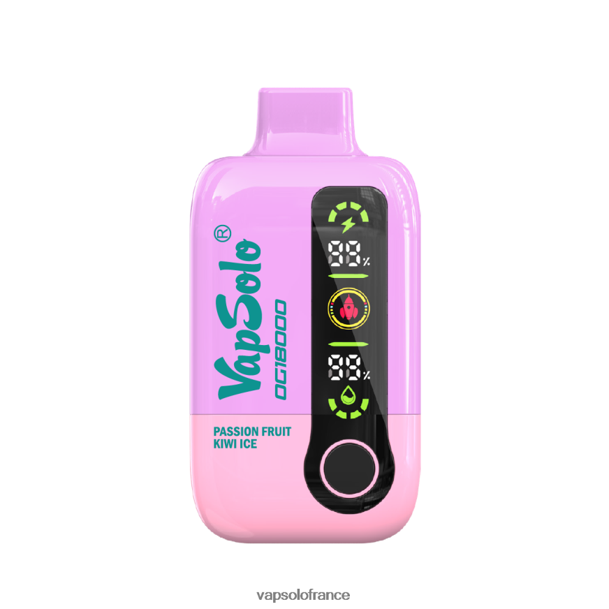 VapSolo DG18000 vape jetable | Vapsolo Prix N8Z80452 glace au kiwi aux fruits de la passion