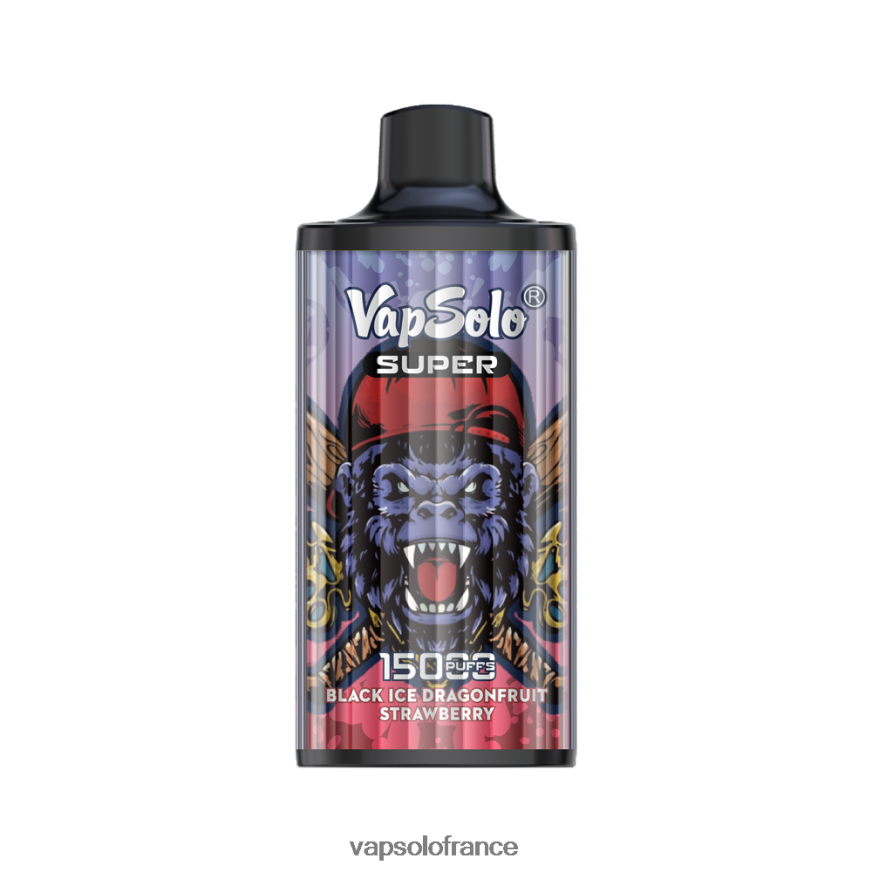 fraise-drangofruit glace noire