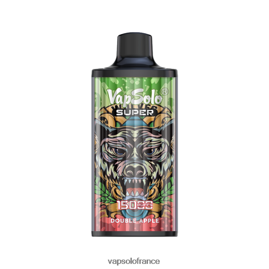 VapSolo SUPER vape jetable | Puff Vapsolo N8Z80417 double pomme