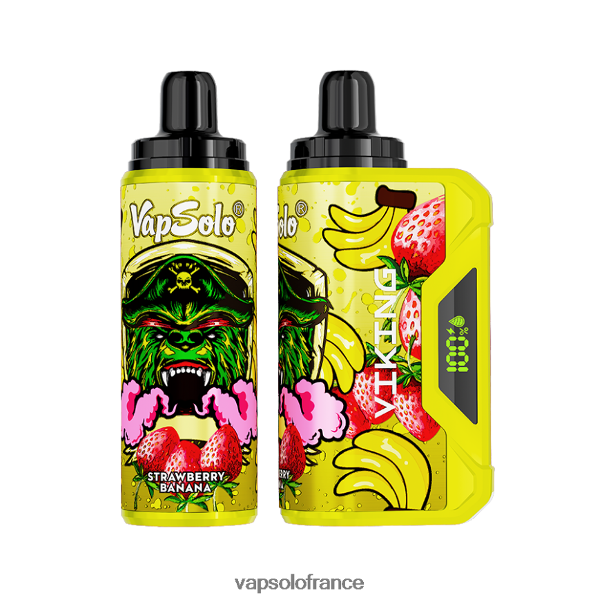 VapSolo VIKING vape jetable | Vapsolo Avis N8Z80443 banane fraise
