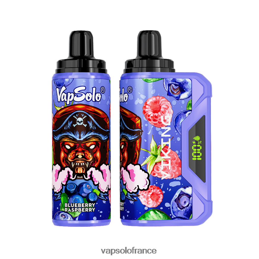 VapSolo VIKING vape jetable | Vapsolo France N8Z80438 myrtille framboise