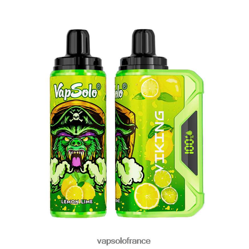 VapSolo VIKING vape jetable | Vapsolo Prix N8Z80440 citron vert